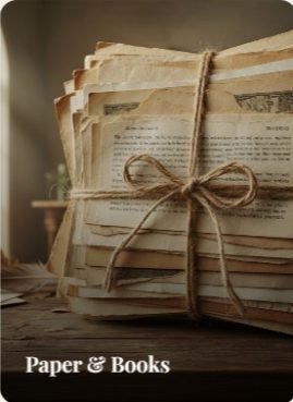 paper and books